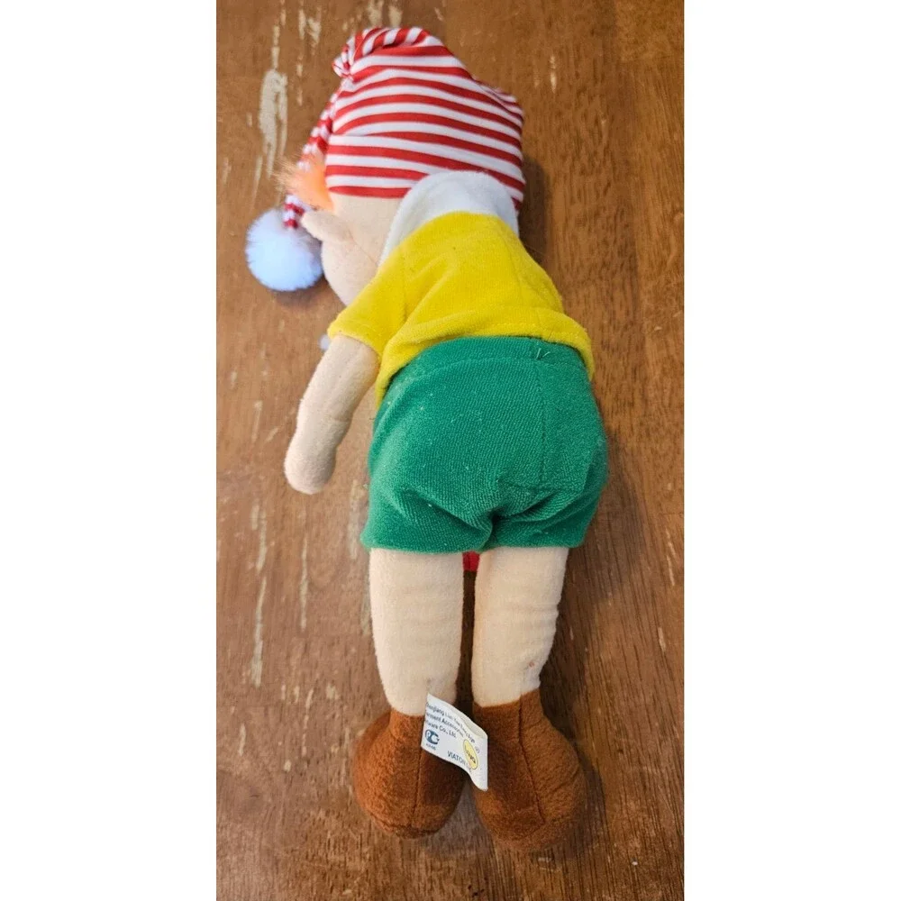 Zhenjiang Lian Yew Rare Pinocchio Plush Poseable Doll Elf by Lava Voicebox